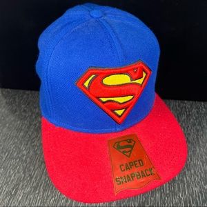 Superman Caped SnapBack Adult One Size DC Comics Adjustable Hat